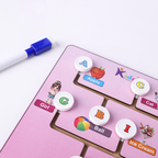 Wooden Alphabet Maze Puzzle Board with Letter Match & Writing Practice Slates for Early Learning (3+ Yrs)